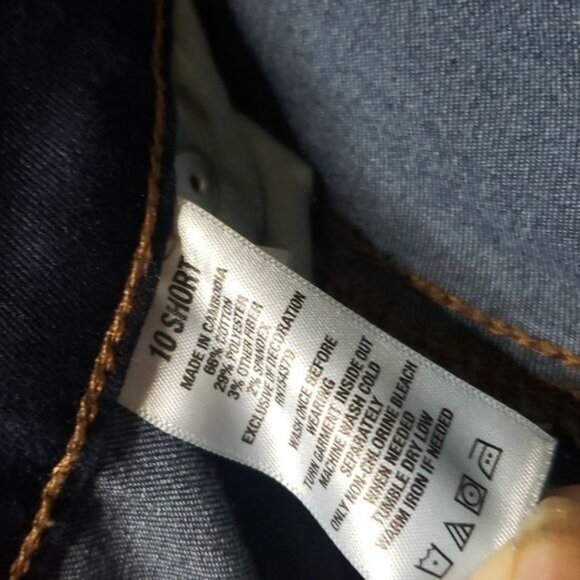 Aeropostale High Rise Jegging Size 10 Short Dark Wash Womens Stretch Denim Jeans - Picture 3 of 10